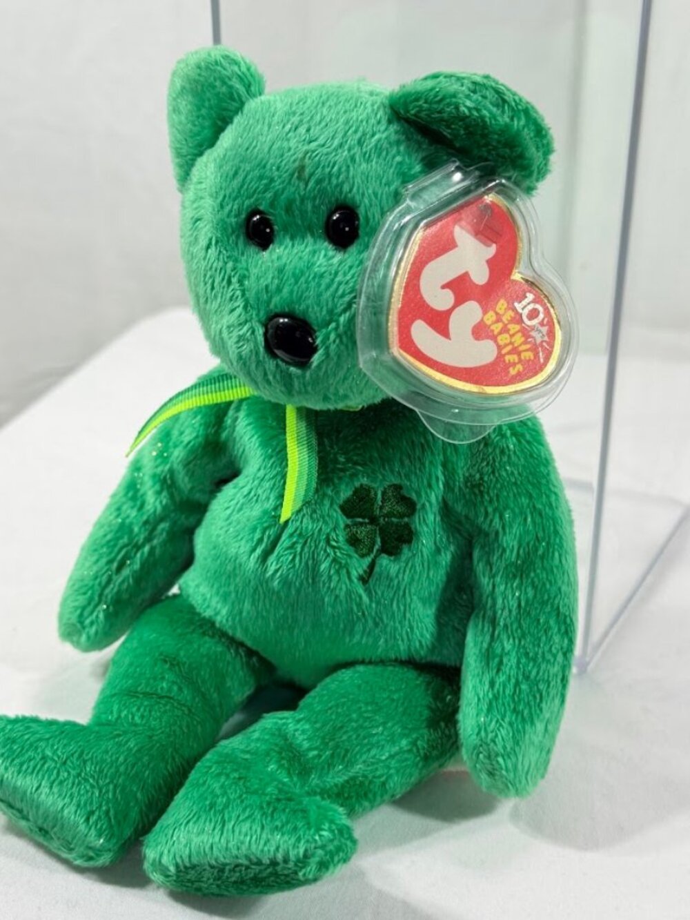 TY Beanie Baby - DUBLIN the Irish Bear (8.5 inch) - MWMTs Stuffed Animal Toy - Picture 1 of 5
